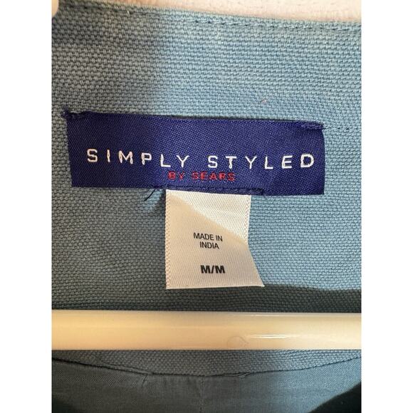 Simply Styled Sears Embellished Jacquard Jacket Beaded Embroidered Boho Womens M - Picture 4 of 12